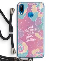 CaseCompany Good stories: Huawei P20 Lite Transparant Hoesje met koord