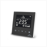 MCO Home Thermostaat voor 2-pijps ventilator - Zwart