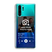 CaseCompany Music Player: Huawei P30 Pro Transparant Hoesje