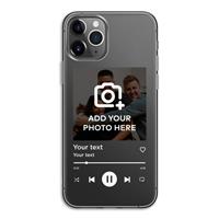 CaseCompany Music Player: iPhone 11 Pro Transparant Hoesje