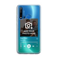 CaseCompany Music Player: Huawei P20 Lite (2019) Transparant Hoesje