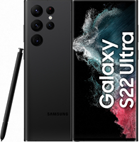 Samsung Galaxy S22 Ultra Dual SIM 128GB zwart - refurbished