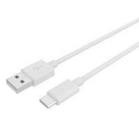 Usb-kabel Type C, 1 Meter, Wit - Pvc - Celly Procompact