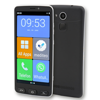 OLYMPIA Neo schwarz 14 cm (5.5") Dual SIM Android 10.0 4G USB Type-C 2 GB 16 GB 2400 mAh Black, Silver