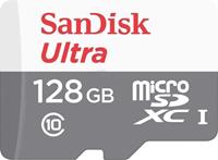 Sandisk Ultra Lite microSDXC UHS-I-geheugenkaart met SD-adapter 128 GB klasse 10