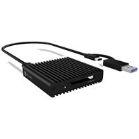 ICY BOX IB-CR404-C31 Externe geheugenkaartlezer USB-C, USB 3.2 Gen 2 (USB 3.1) Zwart
