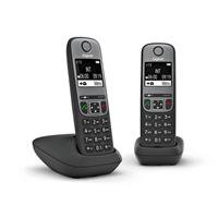 Gigaset A705A Duo Dect telefoon Zwart