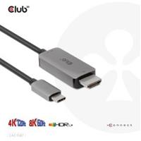 Club 3D CLUB3D USB Gen2 Type-C to HDMI 4K120Hz 8K60Hz HDR10 with DSC1.2 Active Cable M/M 3m