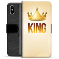iPhone X / iPhone XS Premium Portemonnee Hoesje - Koning