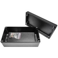 Reltech EfaBox 128-000-660 Universal-Gehäuse 220 x 120 x 81 Aluminium pulverbeschichtet Schwarz 1St