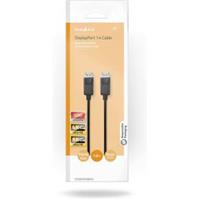 Nedis DisplayPort-Kabel | DisplayPort Male | DisplayPort Male | 8K@60Hz | Vernikkeld | 1.0 m | Rond | PVC