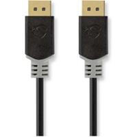 Nedis DisplayPort-Kabel | DisplayPort Male | DisplayPort Male | 8K@60Hz | Verguld | 1.0 m | Rond | PVC &VerticalLin