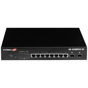 EDIMAX GS-5208PLG V2 Netwerk switch 8 + 2 poorten