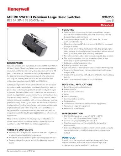 honeywellsps Honeywell BZ-2RD-PC2 MR