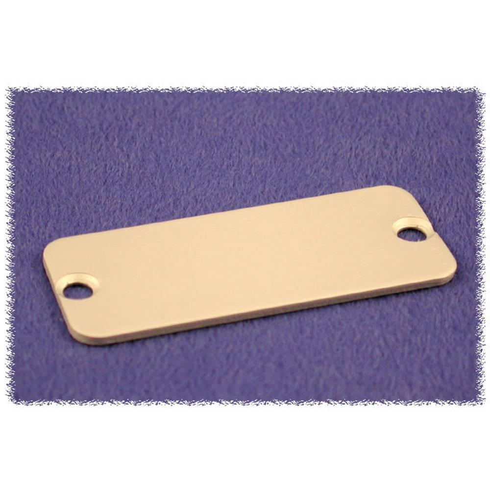 hammondelectronics Hammond Electronics 1455QAL-10 Eindplaat (l x b x h) 1.5 x 120.5 x 51.5 mm Aluminium Natuur 10 stuk(s)