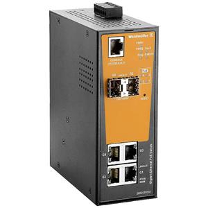 Weidmüller IE-SW-AL06M-4GTPOE-2GESFP Industrial Ethernet Switch 10 / 100 / 1000MBit/s PoE-Funktion