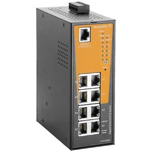 Weidmüller IE-SW-AL08M-8GTPOE Industrial Ethernet Switch 10 / 100 / 1000MBit/s PoE-Funktion