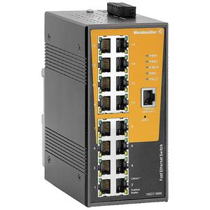Weidmüller IE-SW-AL16M-16TX Industrial Ethernet Switch 10 / 100MBit/s