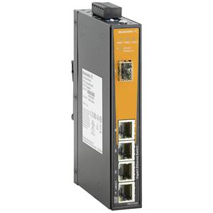 Weidmüller IE-SW-EL05-4GT-1GESFP Industrial Ethernet Switch 10 / 100 / 1000 MBit/s