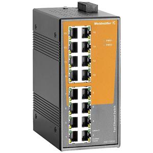 Weidmüller IE-SW-EL16-16TX Industrial Ethernet Switch 10 / 100MBit/s