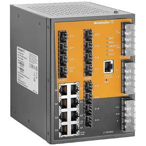 Weidmüller IE-SW-SL20M-8GT-12GESFP-HV Industrial Ethernet Switch 10 / 100 / 1000 MBit/s