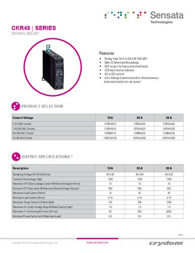 Crydom CKRB4820 CRZ SSR