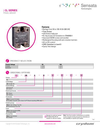 Crydom CL240D05C CRZ SSR