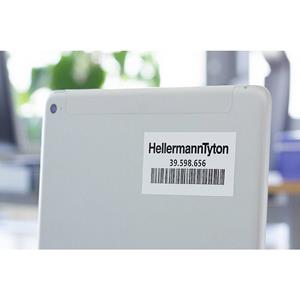 HellermannTyton 596-12157 TAG66TD1-1210-WH-1210-WH Etikett für Laserbedruckung