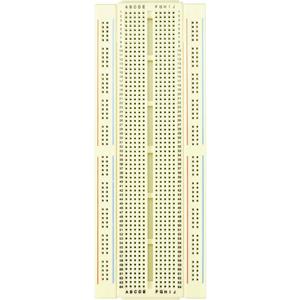 TRU COMPONENTS Breadboard Verschuifbaar Totaal aantal polen 840 (l x b x h) 172.7 x 64.5 x 8.5 mm 1 stuk(s)