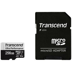 Transcend microSDXC 340S microSDHC-kaart 256 GB Class 10, Class 3 UHS-I