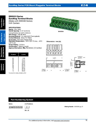 bussmannbyeaton Bussmann by Eaton EM355304 BS