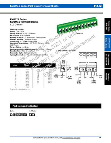 bussmannbyeaton Bussmann by Eaton Stiftleiste (Standard) EM367505