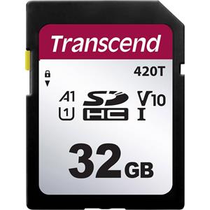Transcend TS32GSDC420T SD-kaart 32 GB v30 Video Speed Class