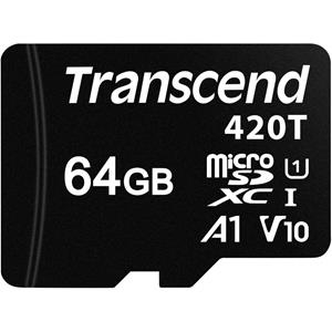 Transcend TS64GUSD420T microSD-kaart 64 GB Class 10 UHS-I