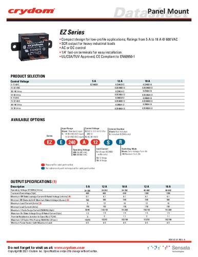 Crydom EZ240A12S CRZ SSR