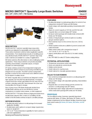 honeywellsps Honeywell MT-4RV-A28 MR