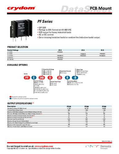 Crydom PFE240A25R CRZ SSR