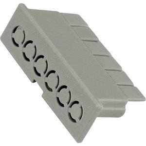Hammond Electronics DIN-rail-behuizing deksel 35 x 10 x 16 Polycarbonaat Lichtgrijs 1 stuk(s)