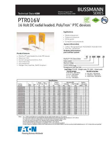 bussmannbyeaton Bussmann by Eaton PTR016V0600-BK1 BS