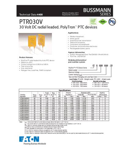 bussmannbyeaton Bussmann by Eaton PTR030V0090-TR1 BS