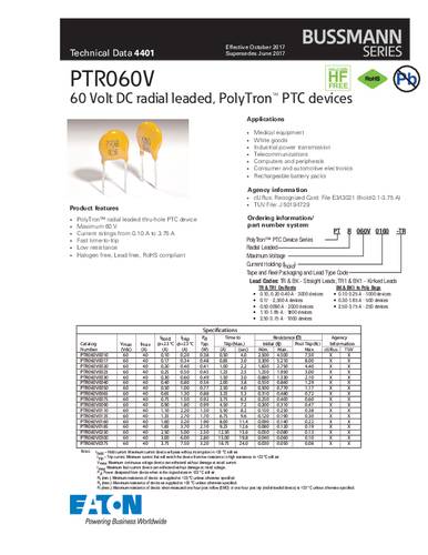 bussmannbyeaton Bussmann by Eaton PTR060V0065-BK1 BS