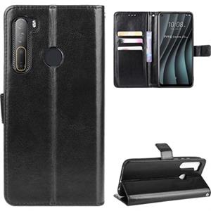 HTC Desire 20 Pro Wallet Hoesje met Magnetische Sluiting - Zwart