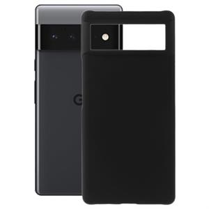 Google Pixel 6 Pro rubberen plastic behuizing - zwart
