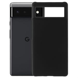 Google Pixel 6 rubberen plastic behuizing - zwart