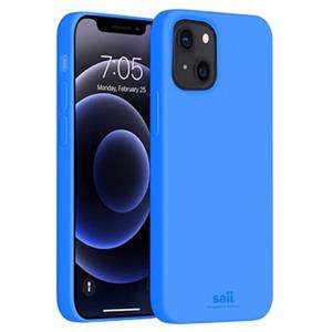 Saii Premium iPhone 13 Liquid Siliconen Hoesje - Blauw