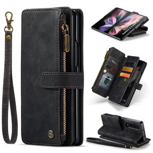 CaseMe Samsung Galaxy Z Fold 3 wallet hoesje - Zwart