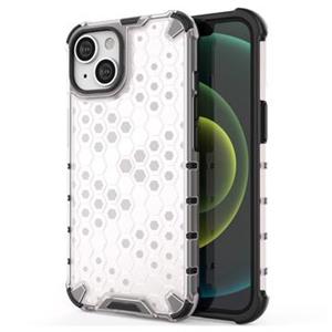 Honeycomb Armored iPhone 14 Max Hybrid Case - Doorzichtig
