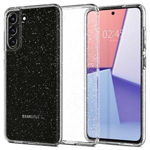 Spigen Liquid Crystal Glitter Samsung Galaxy S21 FE 5G Cover - Doorzichtig