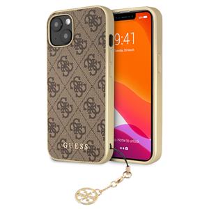 Guess Charms iPhone 13 backcase hoesje - Bruin