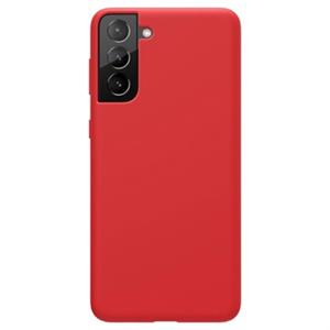 Nillkin Flex Pure Samsung Galaxy S21+ 5G vloeibare siliconen hoes - rood